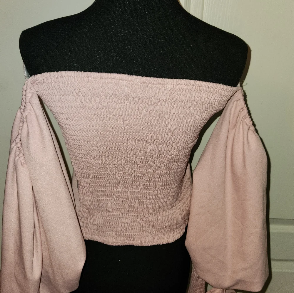 FINAL PRICE!! NWOT ! SHEIN OFF THE SHOULDER BLOUSE !! - Picture 6 of 7